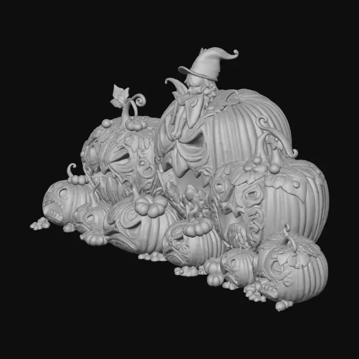 3D model for Pumpkin Patch Enchantment, #Halloween2025#