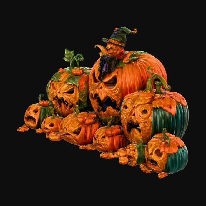 3D model for Pumpkin Patch Enchantment, #Halloween2025#