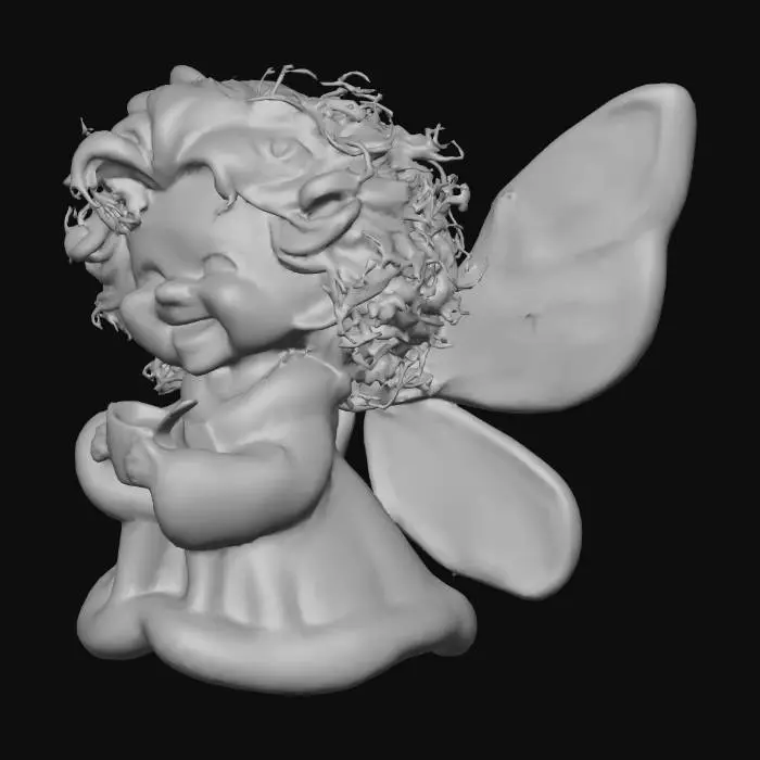 3D model for Teatime Fairy, #PBR#