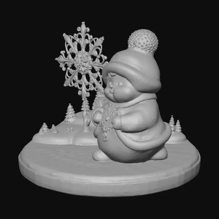 3D model for Winter Whimsy Snowman