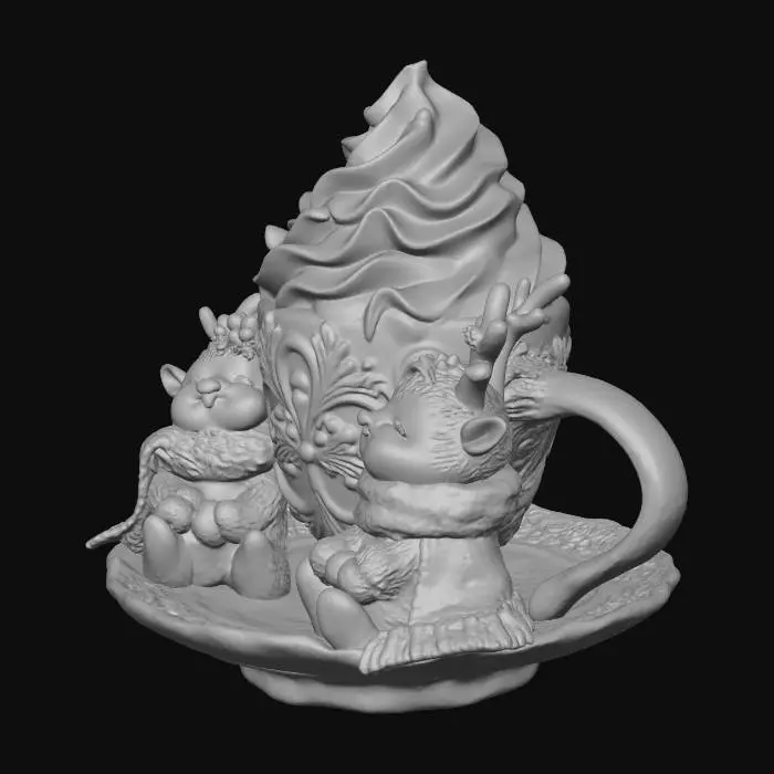 3D model for Cozy Cocoa Delight, #Christmas2025#