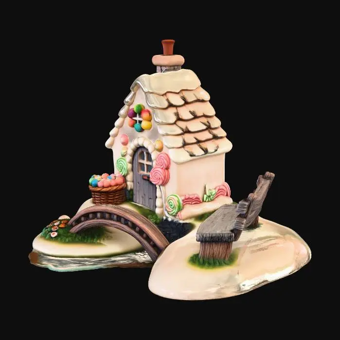 3D model for Candy Cottage Scene