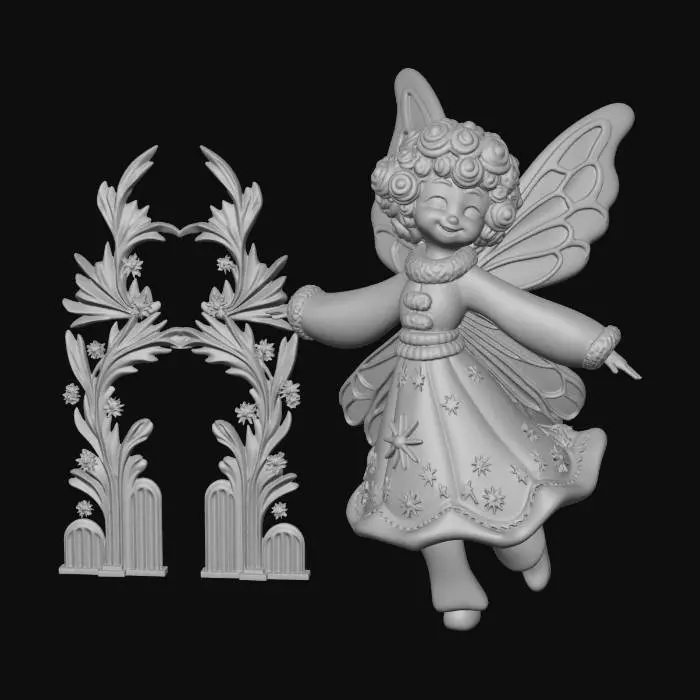 3D model for Jewelwing Fairy 3