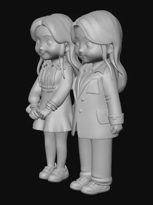 3D model for Friends Forever