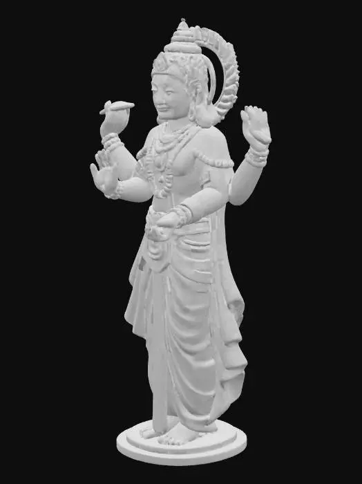 3D model for indian god statue