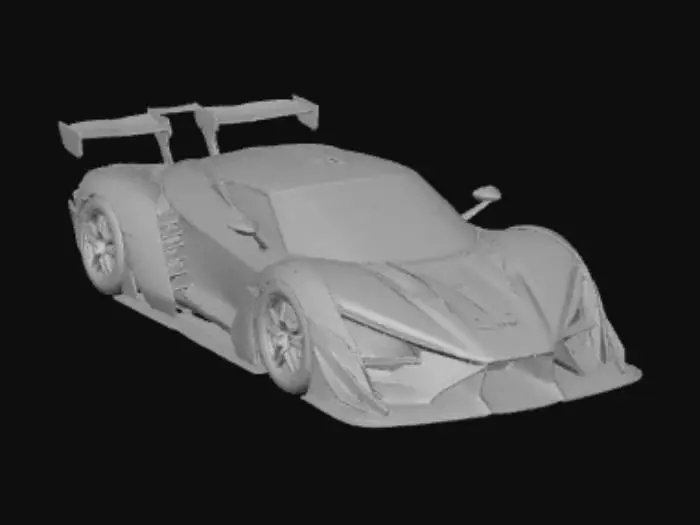 3D model for Futuristic Racer (velterra hyper)