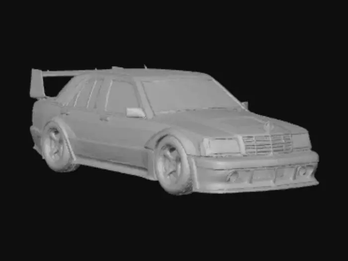 3D model for Carbon Mercedes-Benz 1990 190e evo II