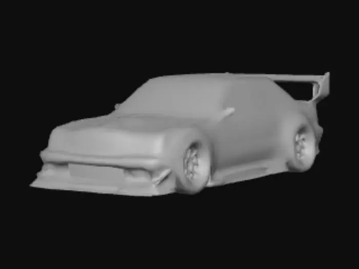 3D model for Twin engine 190e Evo II