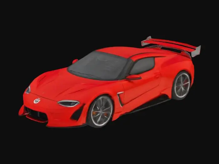 3D model for sports car