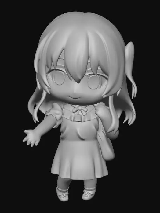 3D model for Nendoroid Red-Haired Figure