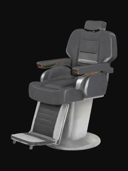 3D model for Barbershop Chair Duo