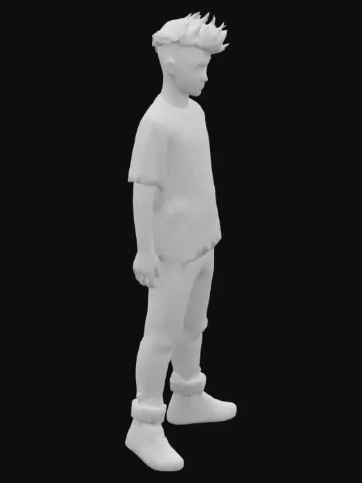 3D model for Styleish cool looking Korean guy  colour full make it more clear and robust face should be clear 