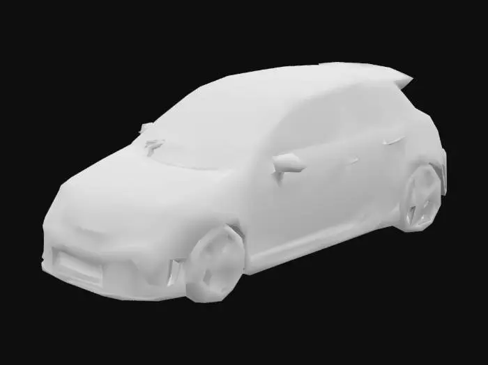 3D model for 2008 Abarth 500