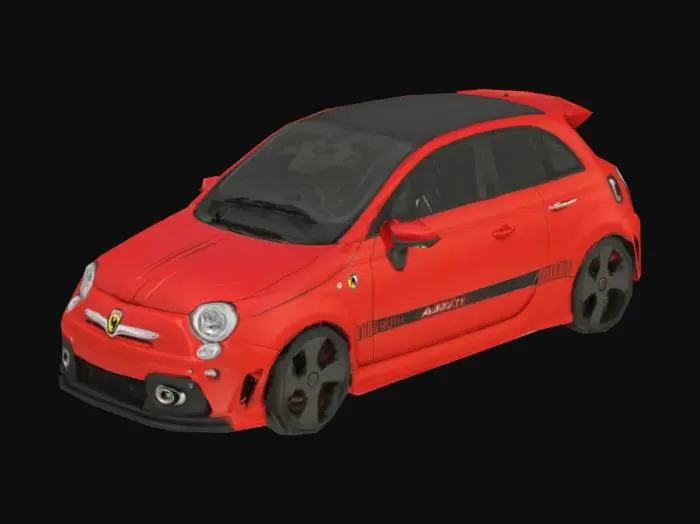 3D model for 2008 Abarth 500