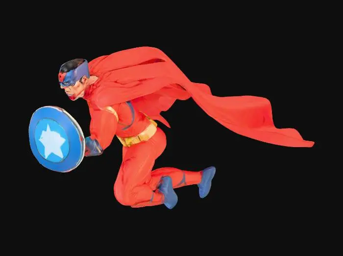 3D model for American Comics