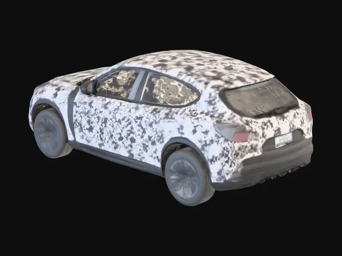 3D model for Camouflaged Test Vehicle