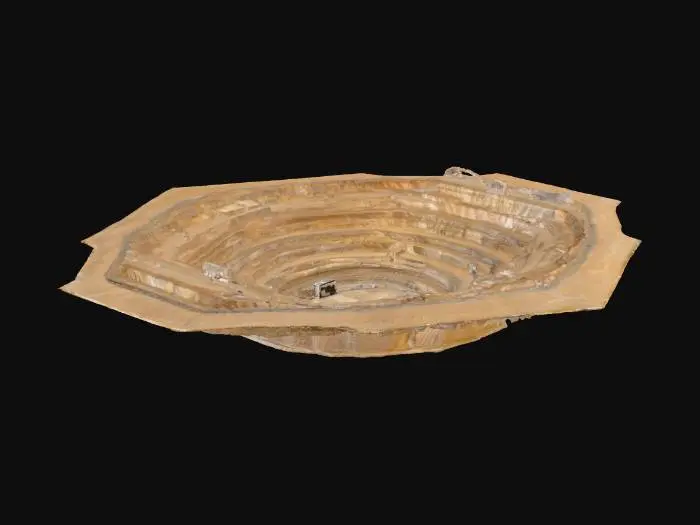 3D model for Bingham Canyon Mine