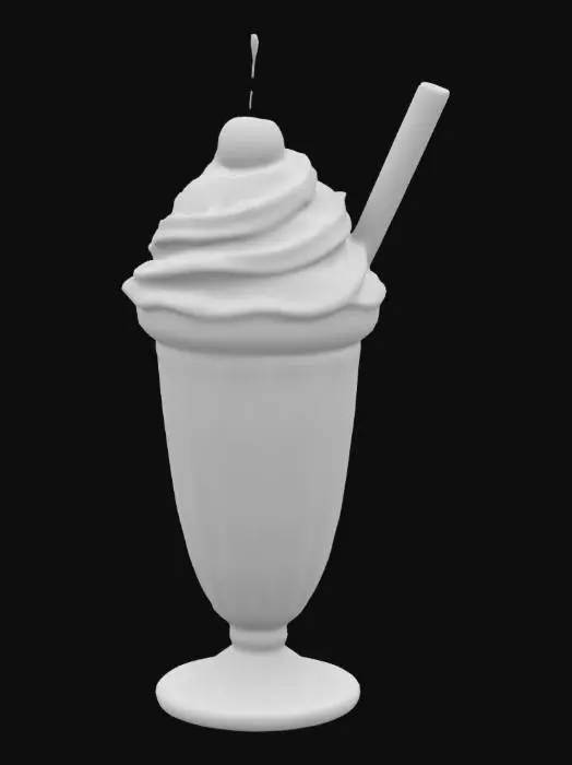 3D model for Milkshake
