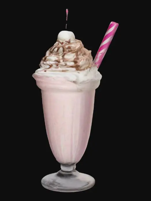 3D model for Milkshake