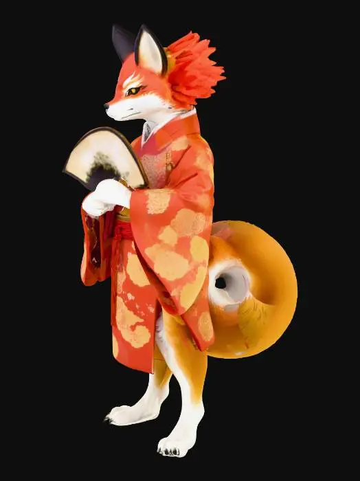 3D model for Kitsune