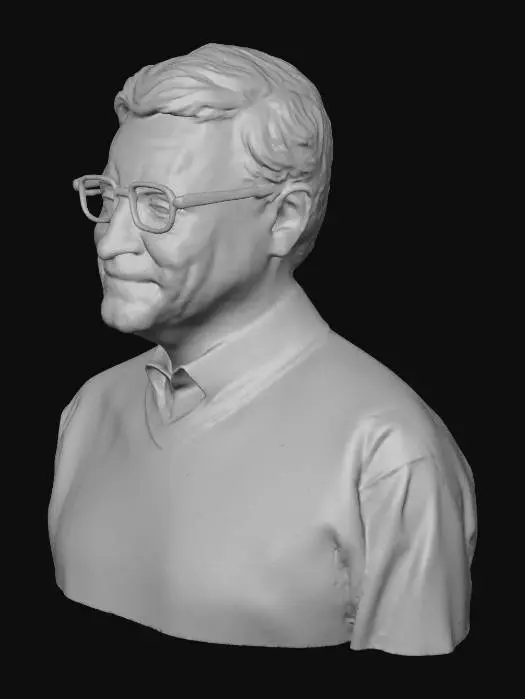 3D model for Man in Sweater with Glasses