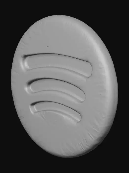 3D model for Spotify Logo