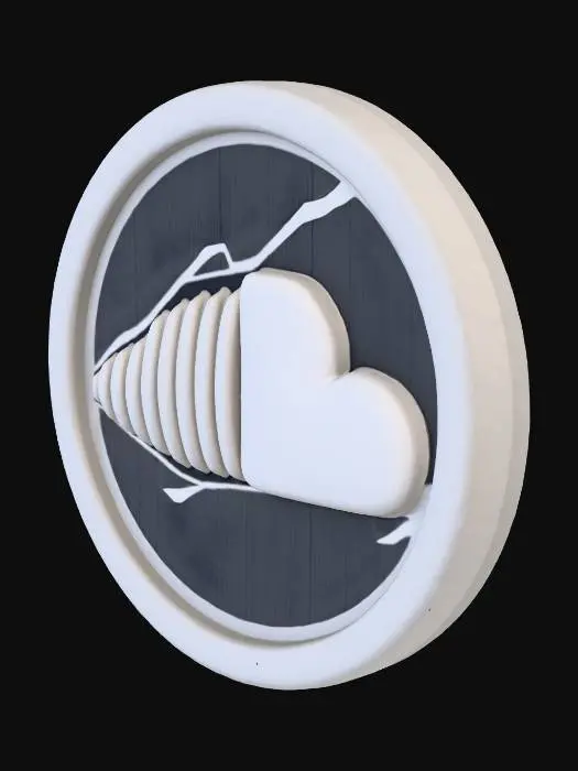 3D model for SoundCloud logo