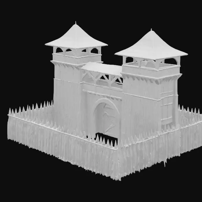 3D model for Winter Fortress Entrance