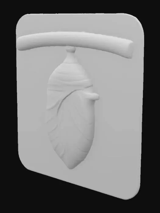 3D model for Leaf Cocoon Emblem