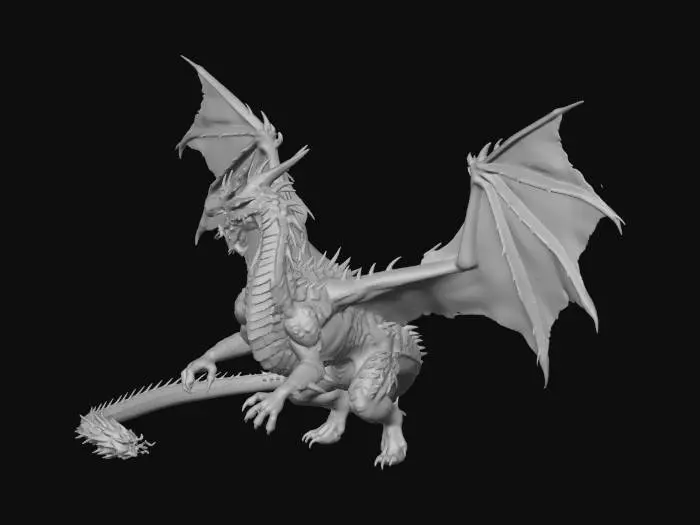3D model for Violet Voidwyrm