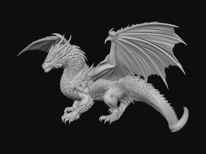 3D model for Moonlit Wyrm