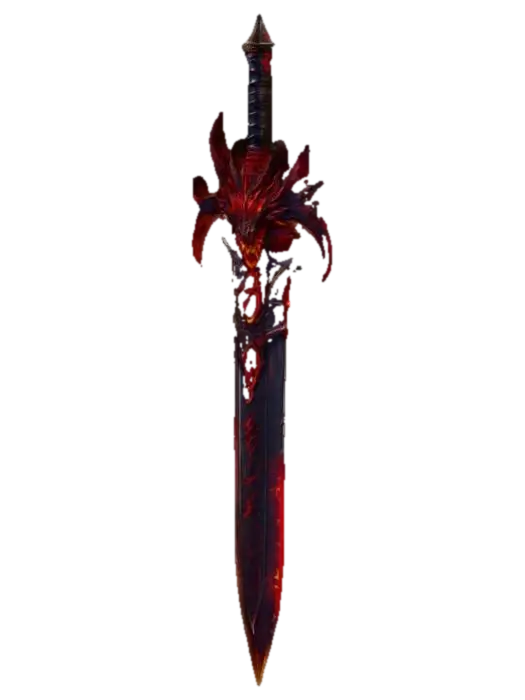 Modello 3D Eternal Inferno Blade - Swords, generato dall’IA