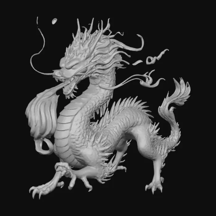 3D model for Azure Dragon