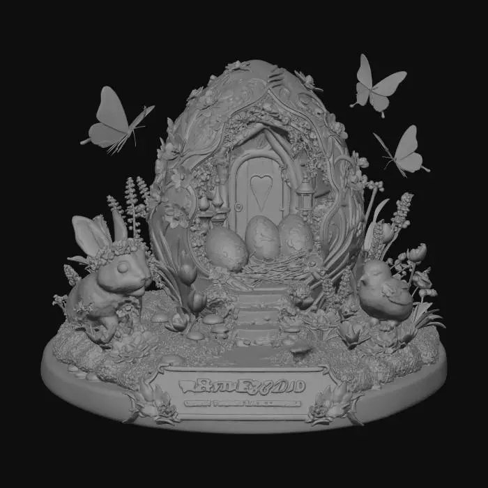 3D model for Easter Egg 2026: Spring Nature Masterpiece, #EasterEgg2026#