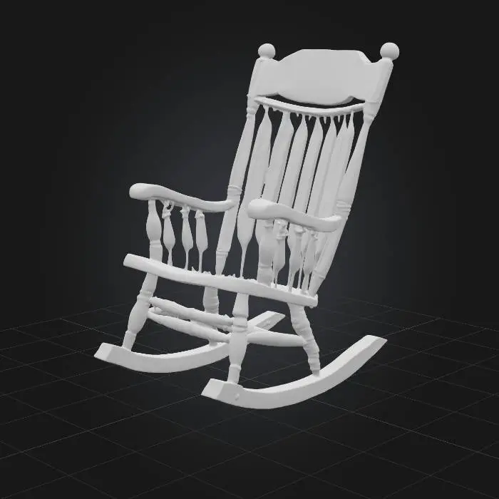 3D model for rocking chair