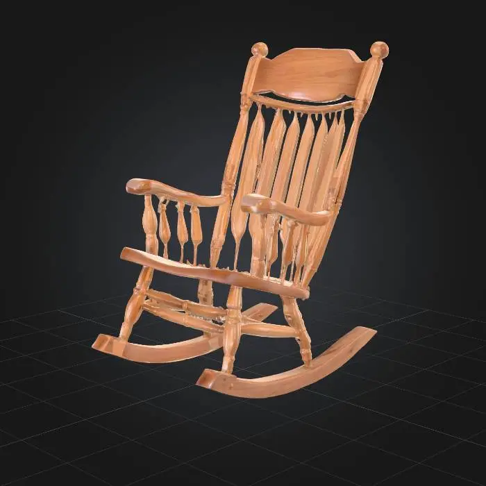 3D model for rocking chair