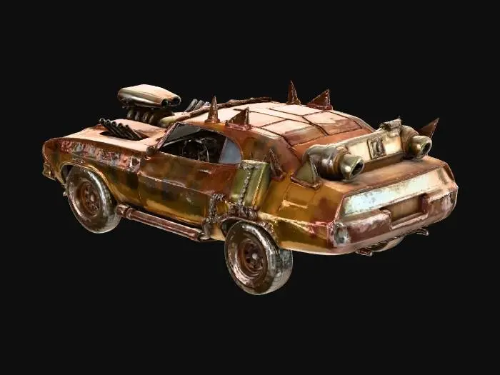 3D model for Rusty Warrior Car