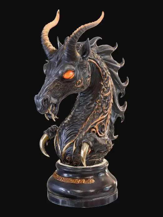 3D model for Demonic Steed Sculpture