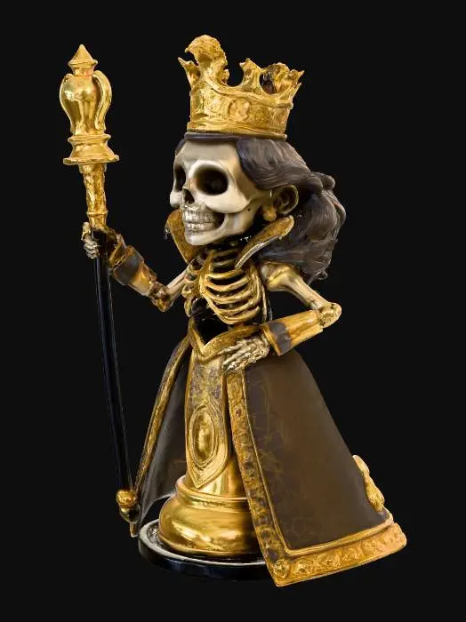3D model for Skeleton Queen Majesty
