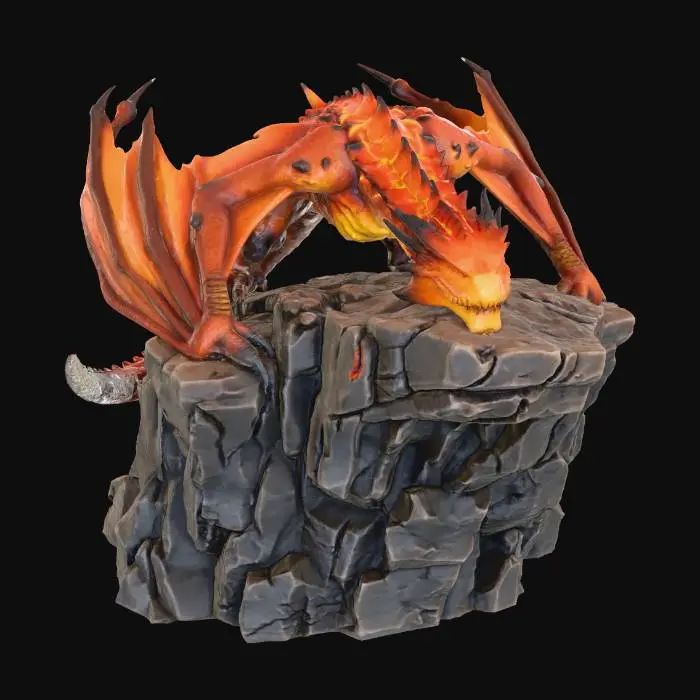 3D model for Molten Ember Dragon