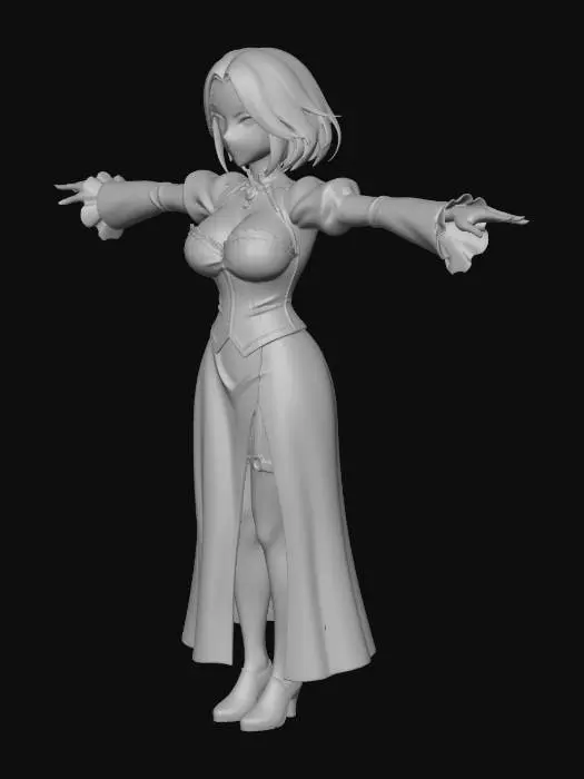 3D model for Enigmatic Sorceress
