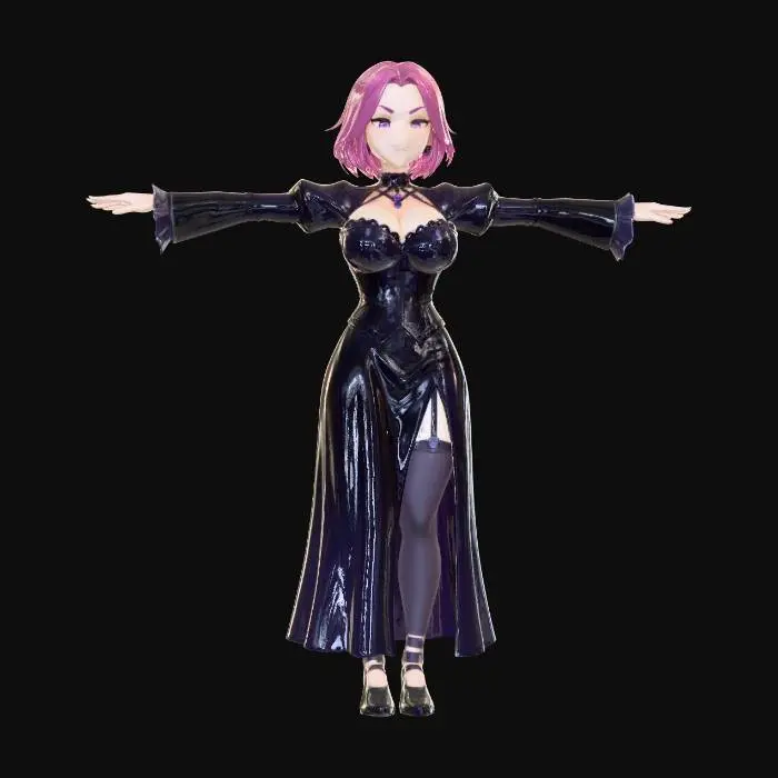 3D model for Enigmatic Sorceress