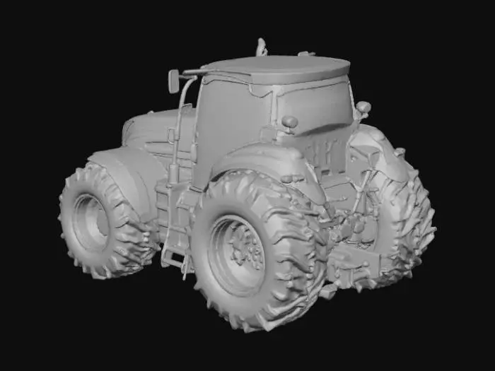3D model for Blue Tractor