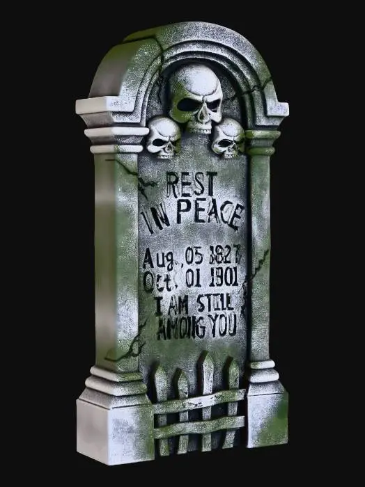 3D model for Rest in Peace