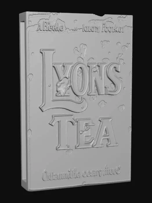 3D model for metal sign