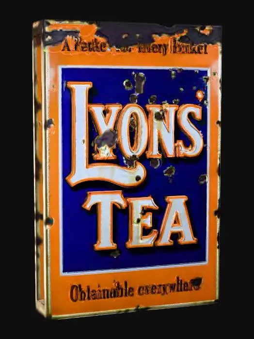 3D model for metal sign