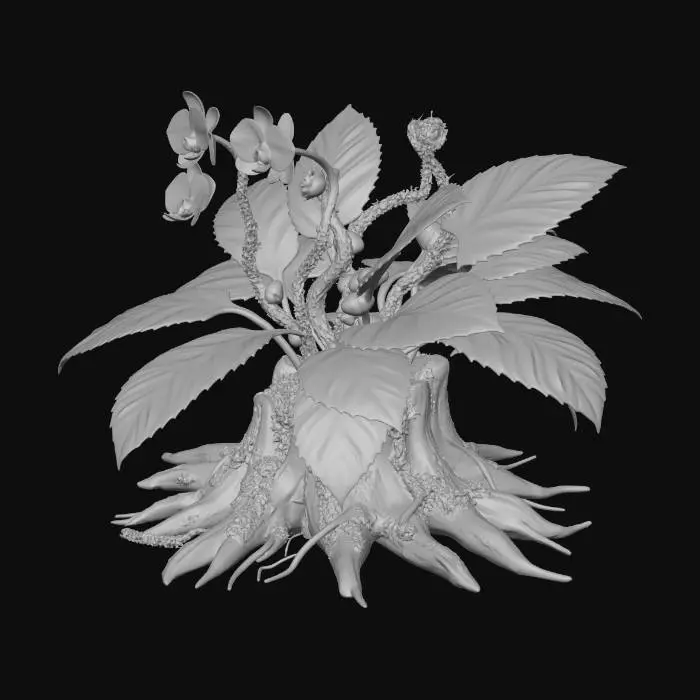 3D model for Verdant Orchid Arbor