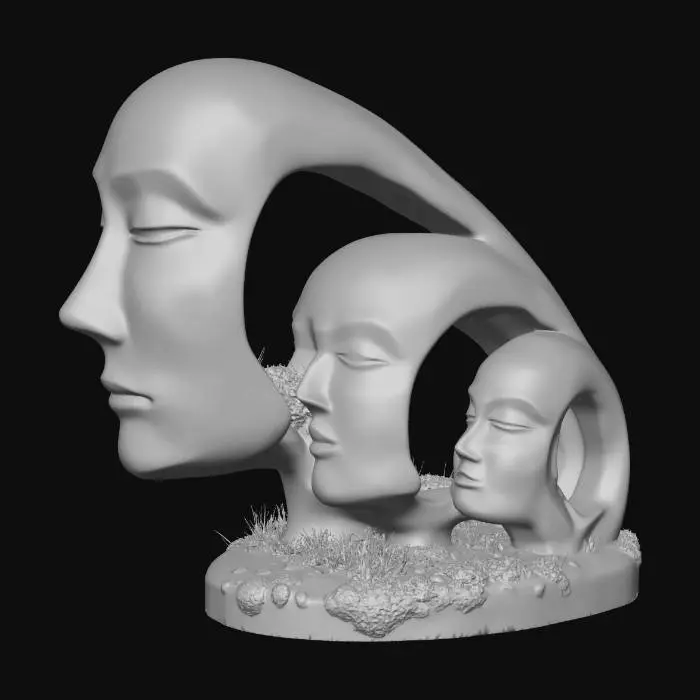 3D model for Generations in Stone