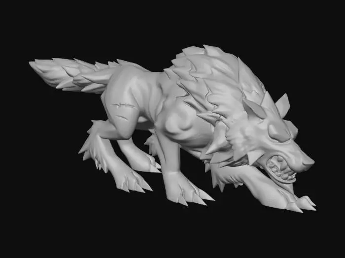 3D model for Wolf