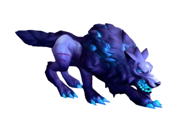 Wolf - Worldofwarcraft 3D model, vytvořený pomocí AI